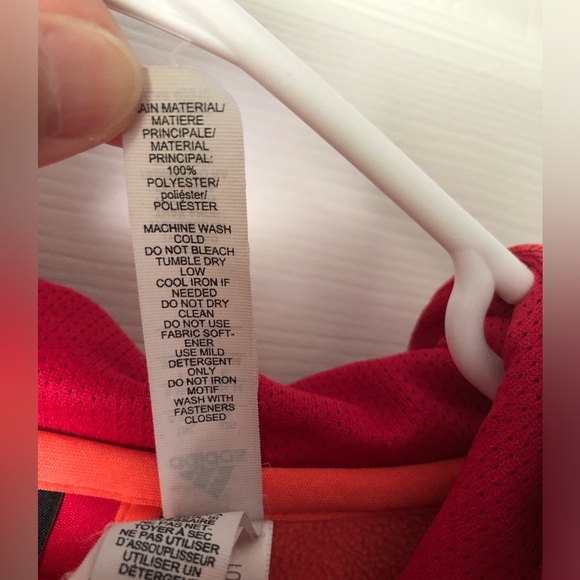 Adidas Climawarm Team Issue Energy Melange Full Zip up Hoodie women sz S jacket - Picture 6 of 9